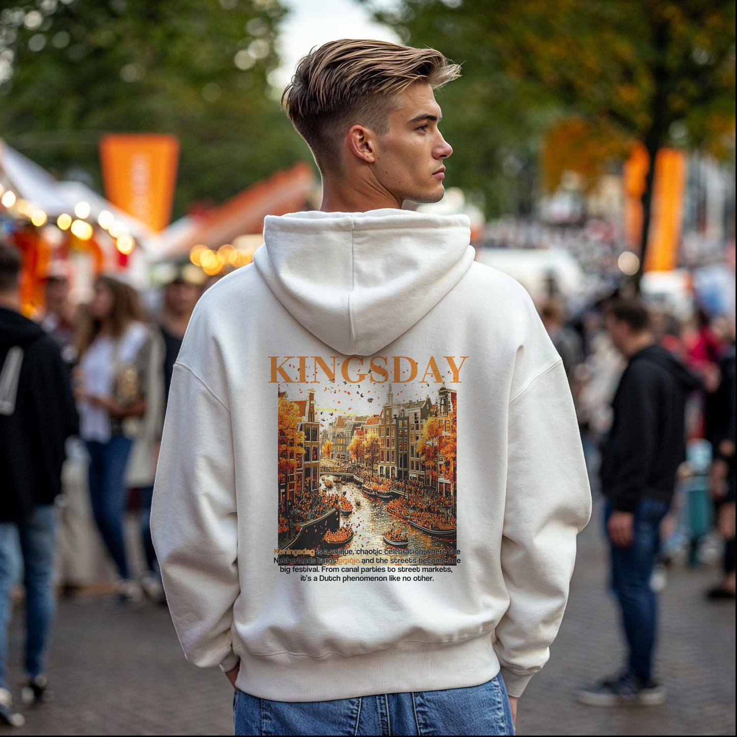 'Kingsday City' Oversized Hoodie