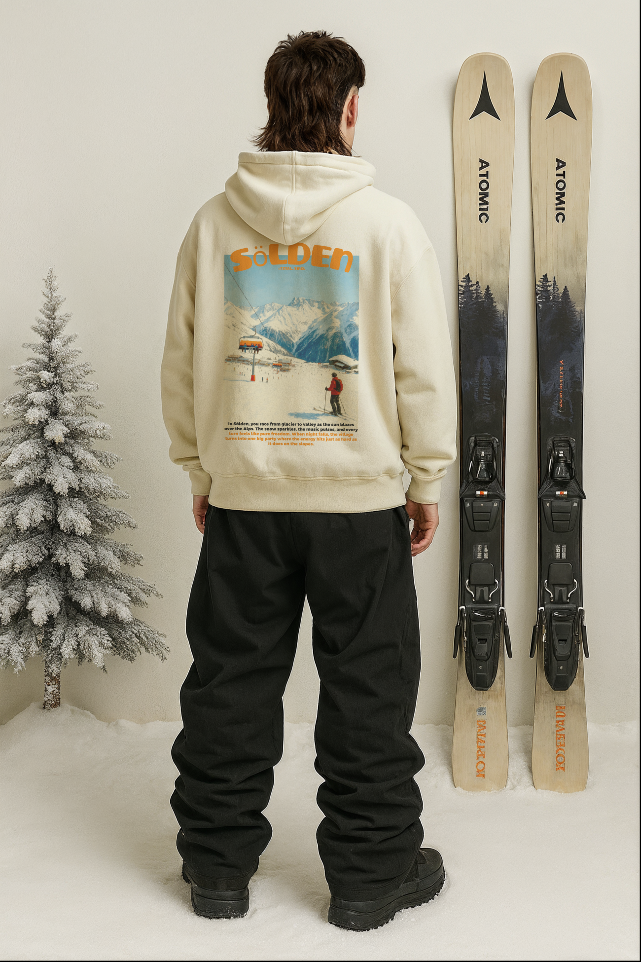 'Sölden v2' Oversized Hoodie