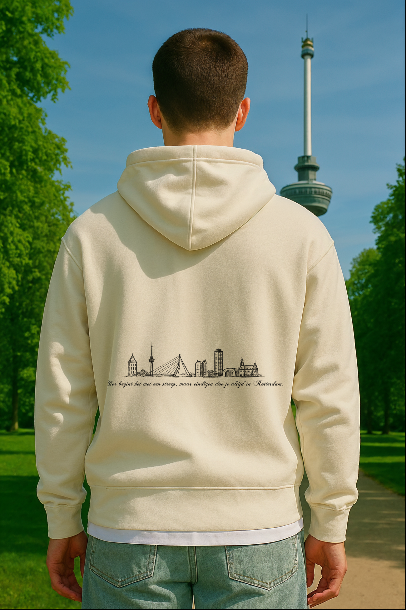 'Skyline' Oversized Hoodie