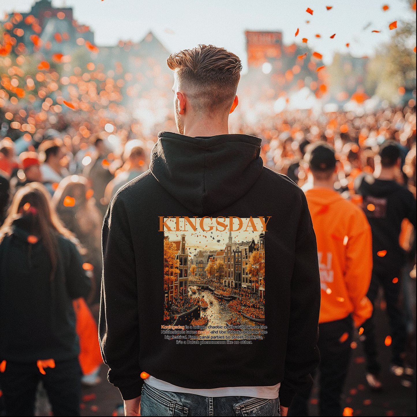 'Kingsday City' Oversized Hoodie