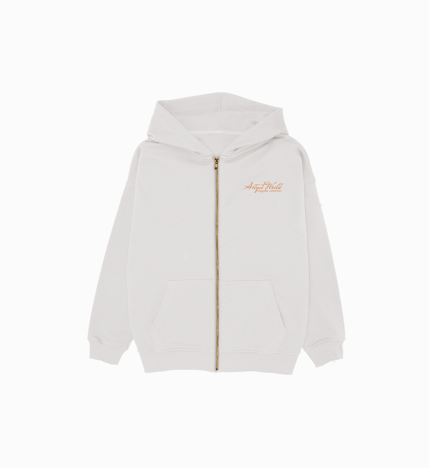 'Kingsday City' Oversized Heavy Zip Hoodie