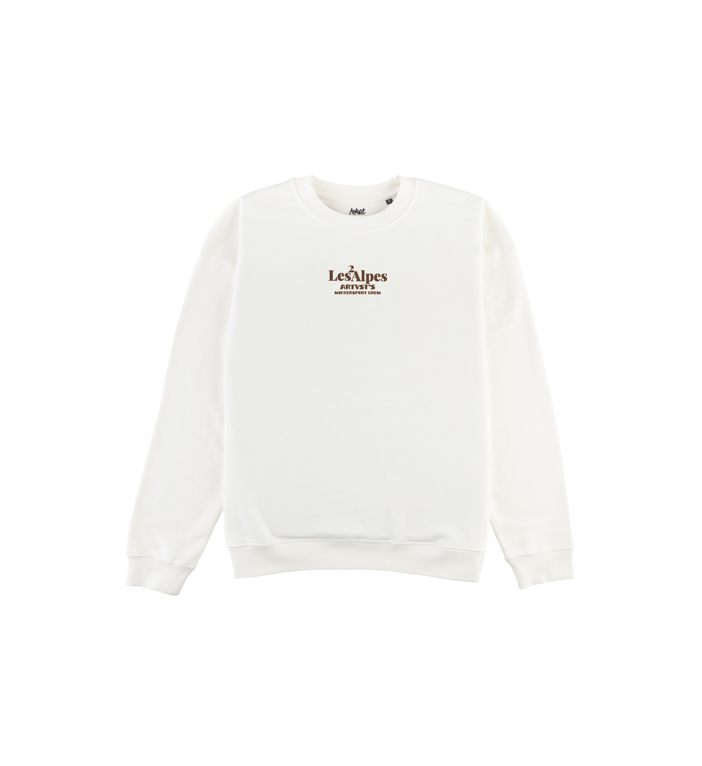 'Les2Alpes' Heavyweight Oversized Crewneck Sweater