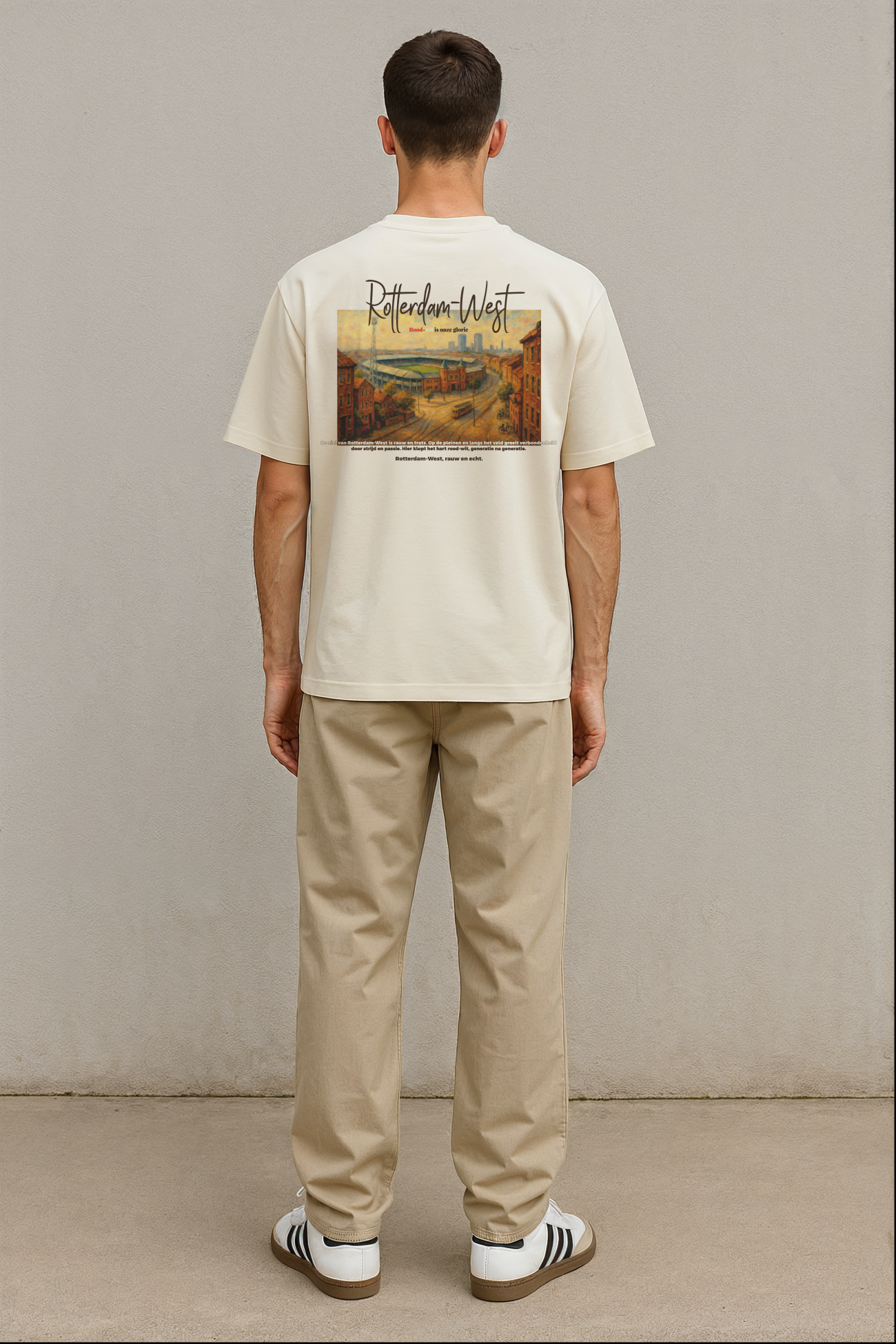 'Rotterdam-West het Kasteel' Oversized T-shirt