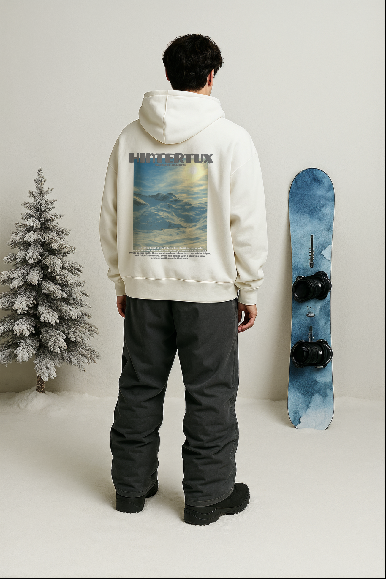 'Hintertux' Oversized Hoodie