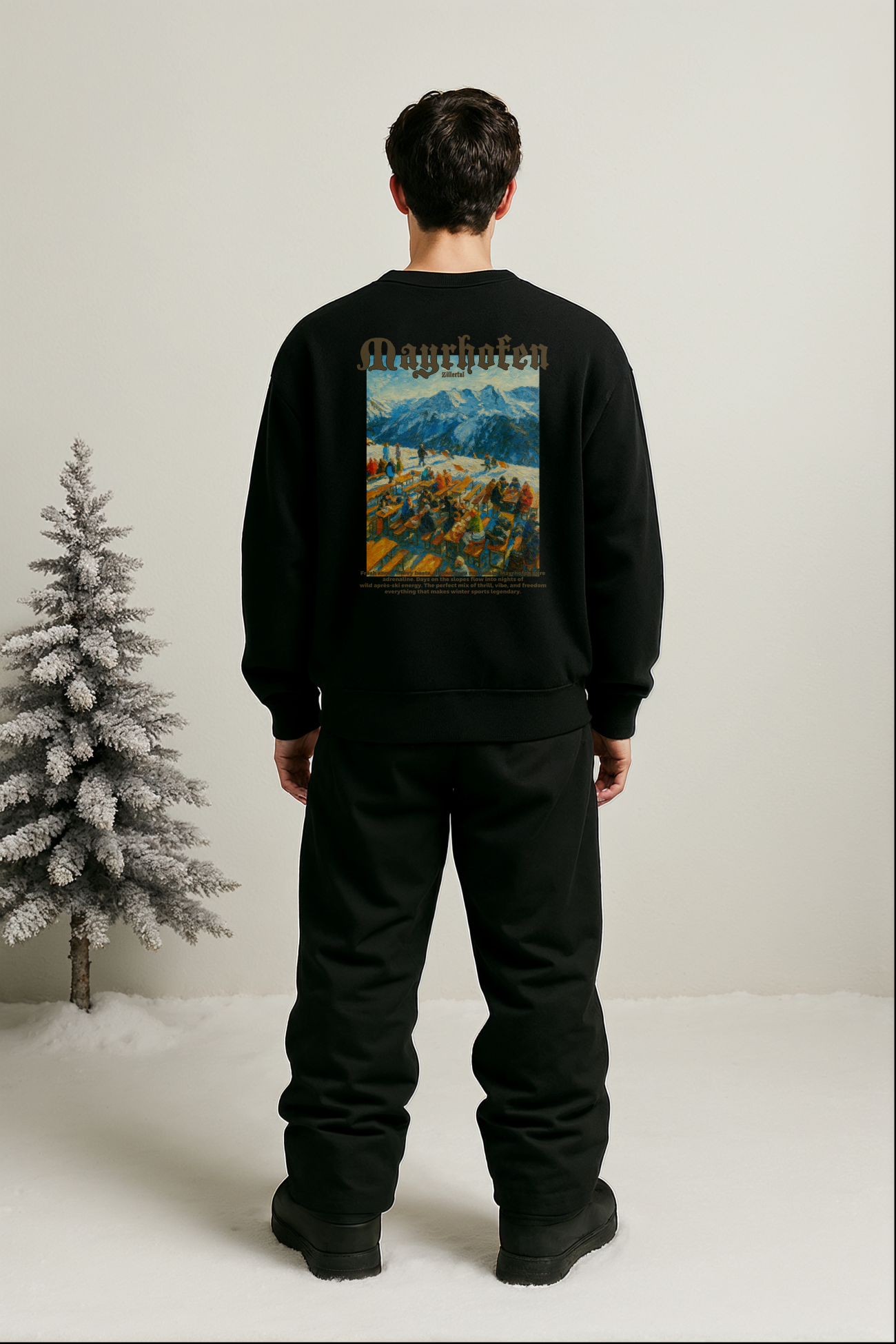 'Mayrhofen' Heavyweight Oversized Crewneck Sweater