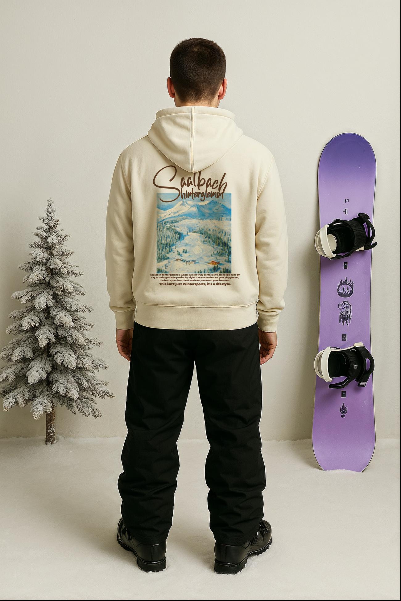 'Saalbach-Hinterglemm v2' Oversized Hoodie