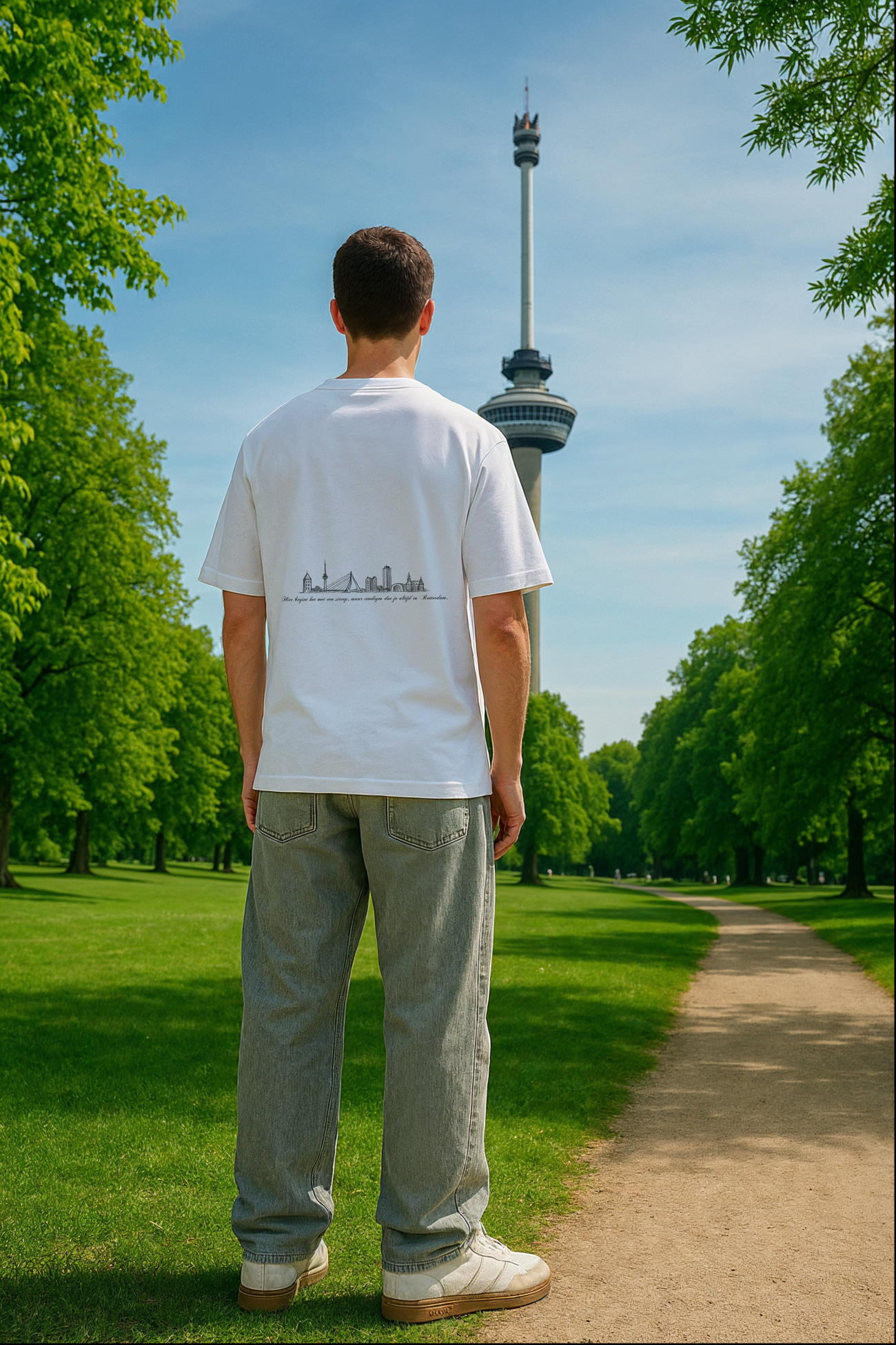 'Skyline' Oversized T-shirt