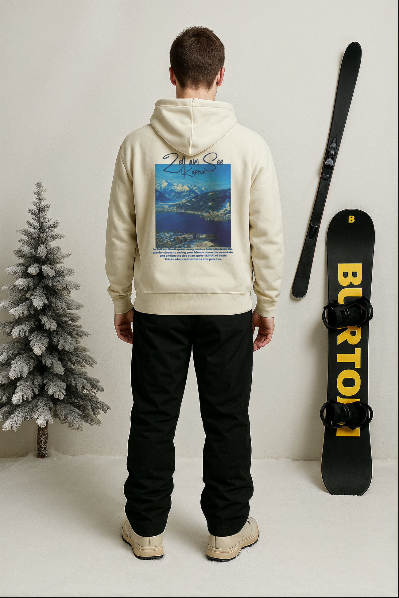 'Zell am See-Kaprun' Oversized Hoodie