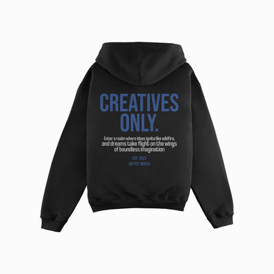 'Creatives Only' Oversized Hoodie