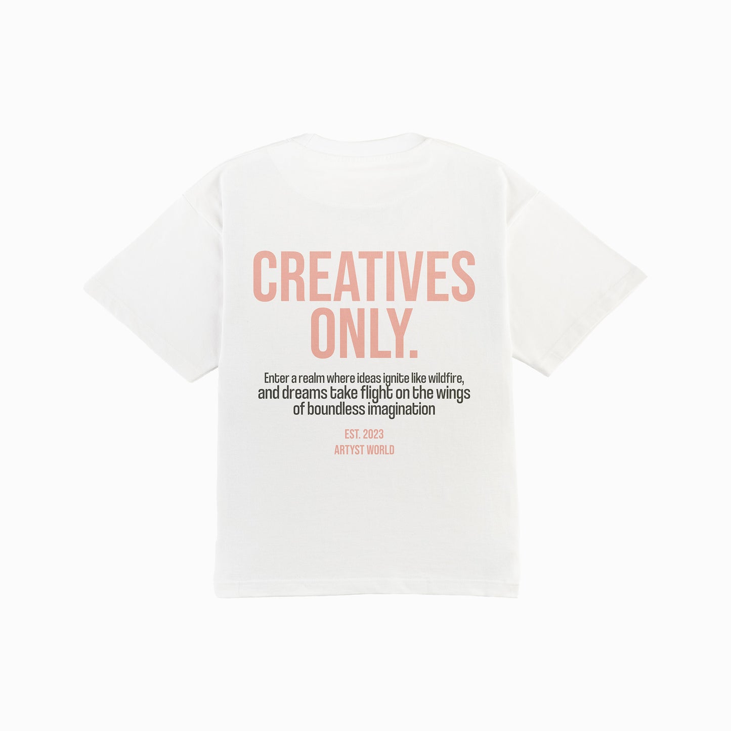 'Creatives Only' Oversized T-shirt