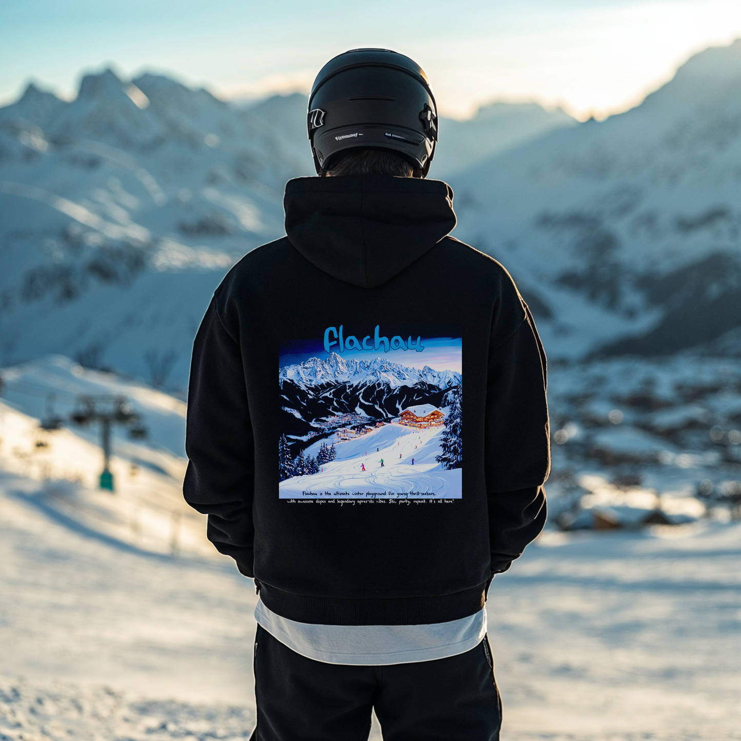 'Flachau' Oversized Hoodie