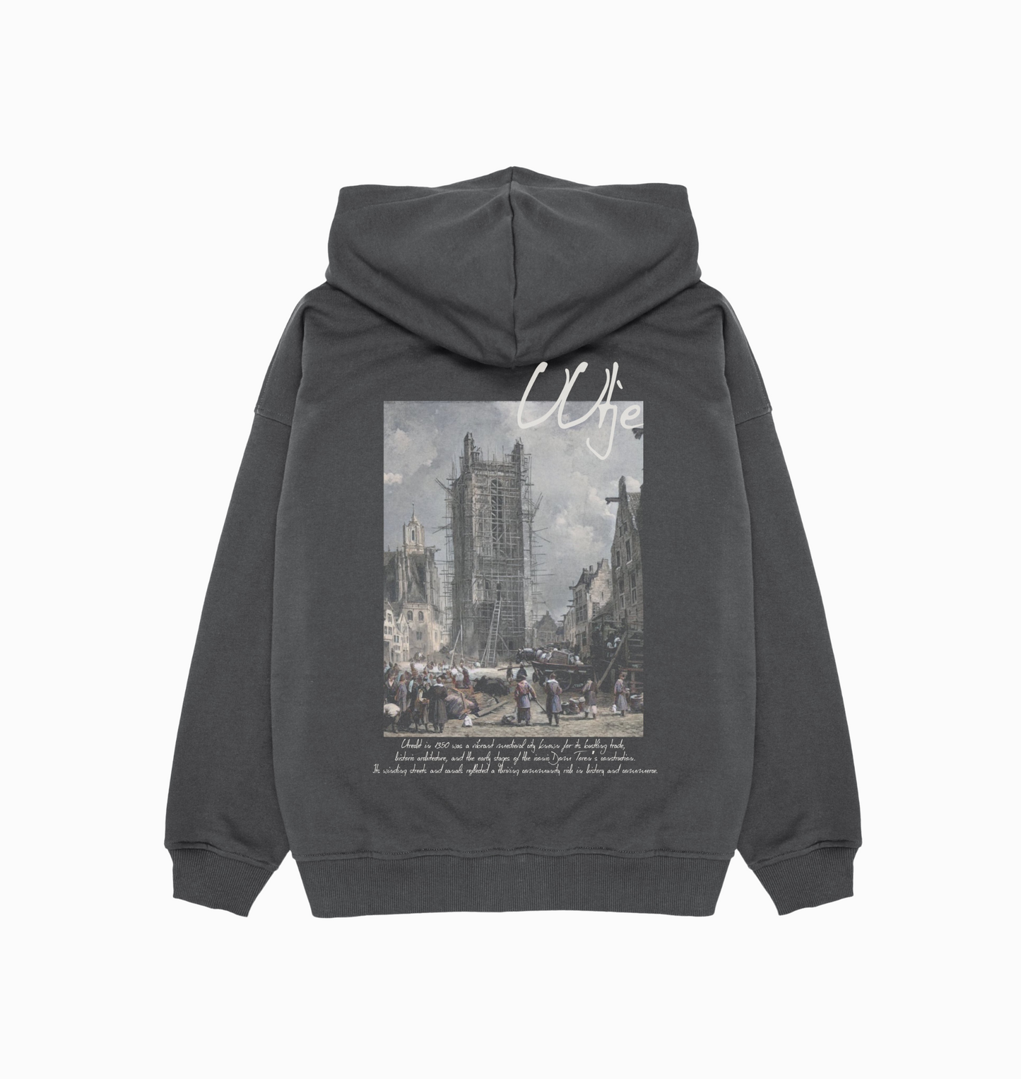 'Uutje' Oversized Heavy Zip Hoodie