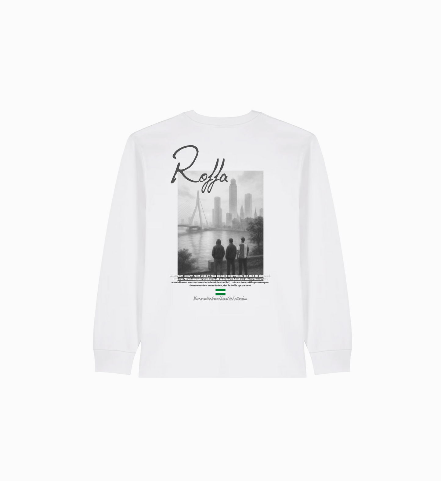 'Roffa v2 Zwart-Wit' Longsleeve shirt