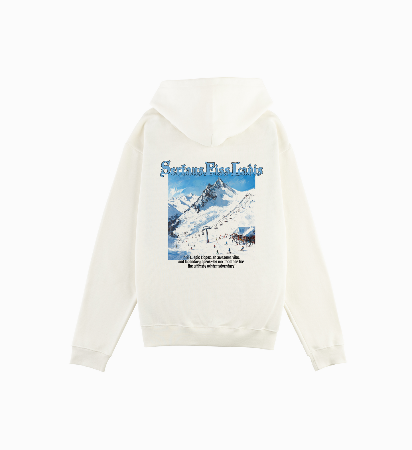 'SerfausFissLadis' Oversized Hoodie