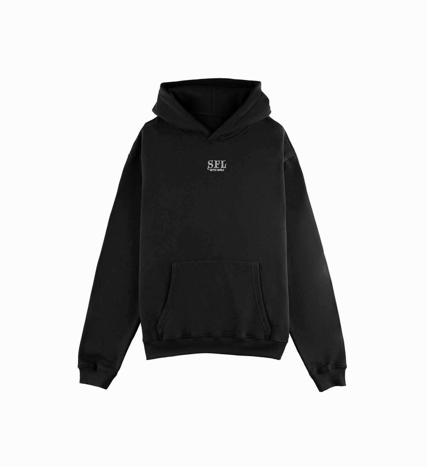 'SerfausFissLadis Black & White' Oversized Hoodie