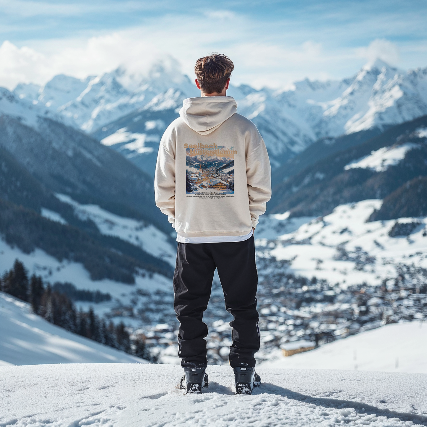 'Saalbach-Hinterglemm' Oversized Hoodie