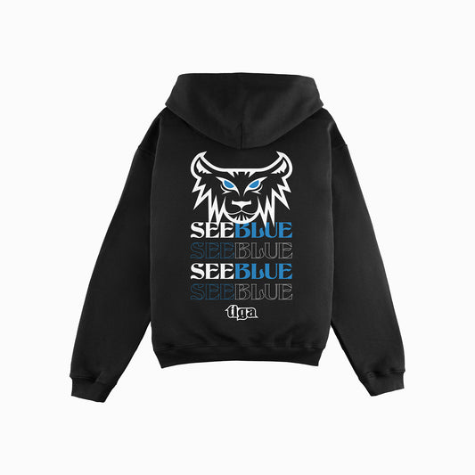 'SeeBlue' Oversized Hoodie