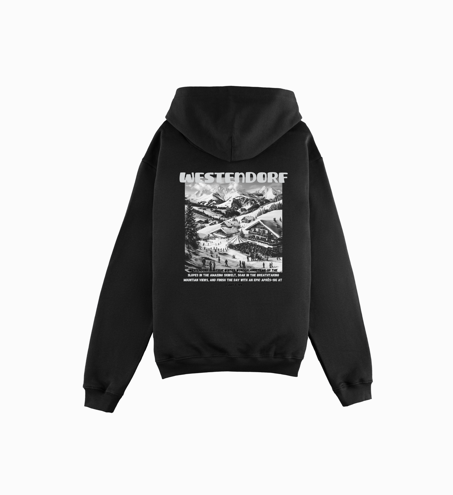 'Westendorf Black-White' Oversized Hoodie